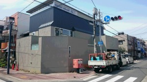 大阪市の木造住宅の新築工事現場